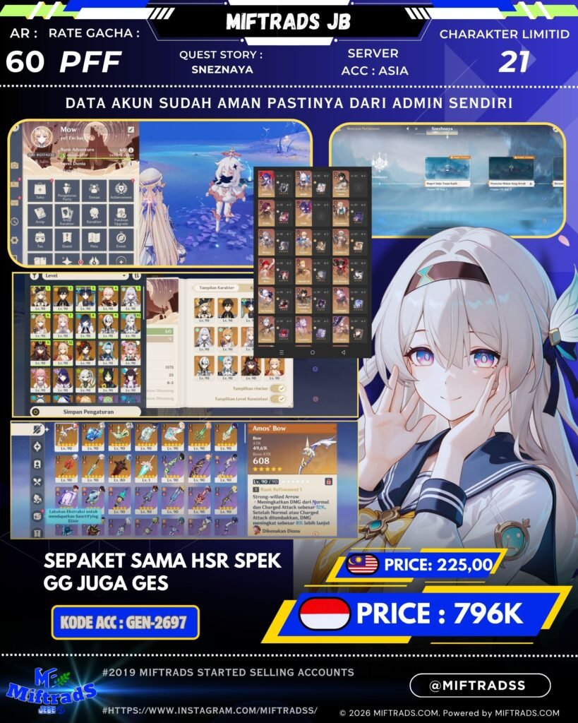 Akun Free Fire Pilihan